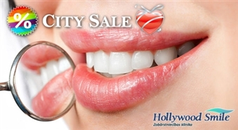 Осень улыбок! Комплексная процедура гигиены полости рта с 50% скидкой в стоматологической клинике “Hollywood Smile”!