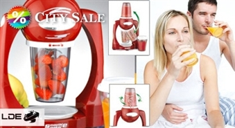 Быстро и вкусно! Блендер "Smoothie Maker" - для смешивания коктейлей, приготовления соусов, для размельчения льда или кофейных зерен c 57% скидкой!