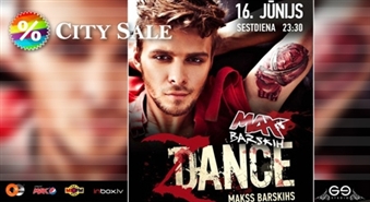 OE TV piedāvā: Max Barskih koncerts nakts klubā STUDIO 69 ar 53% atlaidi!