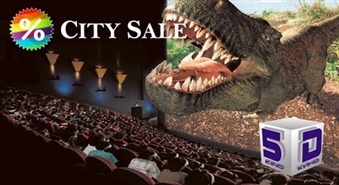 Speciāli Jums! Jaunums izklaides pasaulē! 5 dimensiju filmas seanss tirdzniecības centrā SPICE ar 50% atlaidi!