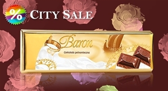 Большая плитка молочного шоколада « Excellent Baron» с 50% скидкой!