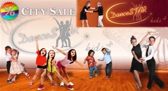 Viss, lai dejotu kā zvaigzne! DanceSTAR KIDS mēneša abonements (8 nodarbības) ar 50% atlaidi!