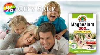 Родник магния для всей семьи! Пищевая добавка "Magnesium 300" с 50% скидкой!