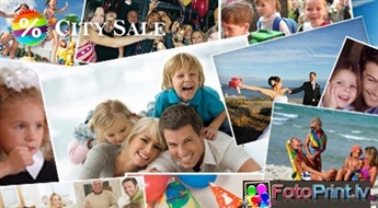 Fotoprint.lv: печать 30 ,100 или 500 фотографий с 63% - 67% скидкой!