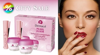 Kosmētikas komplekts no Dermacol: Pearl Elixir dienas krēms + Pearl Elixir nakts krēms ar 67% atlaidi! Dāvanā - Mon Amour skropstu tuša!