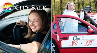 Teorijas kurss „A” vai „B” kategorijas tiesībām dāmu autoskolā „ Glorija” Rīgā un Ogrē ar 92% atlaidi!