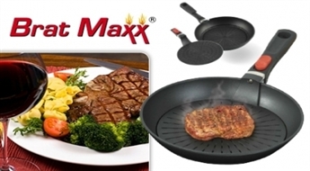 Divdaļīgā BRAT MAXX panna garšīgam un veselīgam ēdienam!