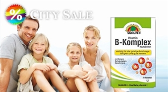 Organisma normālai funkcionēšanai! Pilns B grupas vitamīnu komplekss ar 50% atlaidi!