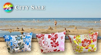 Vasaras sezonai! Stilīga pludmales soma ar 50% atlaidi!
