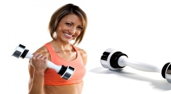 Vibrējošās hanteles Rocking Weight sievietēm – efektīvākām sporta nodarbībām -70%