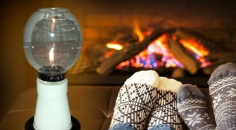 Две свечи Unilite Gas Candle с безопасным пламенем для Вашего дома -90%
