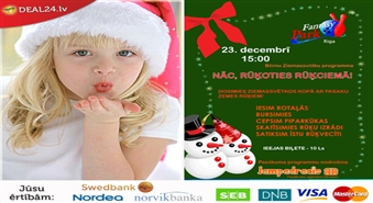 Brīnumaini un aizraujoši mirkļi RŪĶCIEMĀ! Ziemassvētku programma bērniem NĀC, RŪĶOTIES RŪĶCIEMĀ. Būs arī dāvanas!