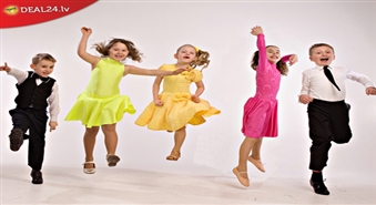 Profesionālas dejas pašiem mazākajiem! Attīstības „RHITM & DANCE” grupas nodarbības pirmskolas vecuma bērniem septembrī sporta deju studijā "ELFS".