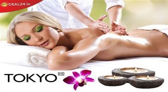 Burvīga atpūta sveču gaismā! Relaksējoša visa ķermeņa masāža ekskluzīvajā Tokyo Hair Studio. Un jaunais darba cēliens var sākties!
