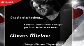 Eņģeļa pieskāriens... Saviļņojošs Ainara Mielava koncerts Ziemassvētku noskaņās galerijā / skatuvē Degunradzis.