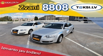 Brauc ar taksi gan svētkos, gan ikdienā! Zvani 8808! Brauciens ar TAKSI.LV uz pusi izdevīgāks.