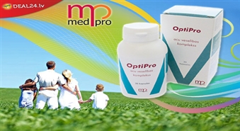 Skaties! Redzi? OptiPro acu veselības komplekss no MedPro par kolosāli zemu cenu.