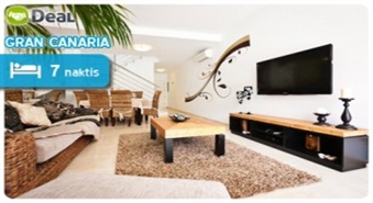 Luksus atpūta divatā vai ar ģimeni modernajos apartamentos uz 7 naktīm Kanāriju salā Gran Canaria!