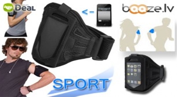 Gym Armband: tālruņa maciņš nesāšanai ap roku. Ērts risinājums skrienot un sportojot.