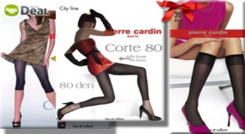 Высшее качество по невероятной цене! Скидка 60% на чулки и легинсы PIERRE CARDIN.