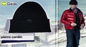 Silta un kvalitatīva PIERRE CARDIN vīriešu ziemas cepure.