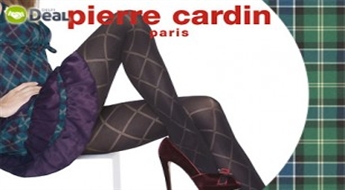 PIERRE CARDIN zeķubikses ar dekoratīvu rakstu RHOMBE 120 DEN!