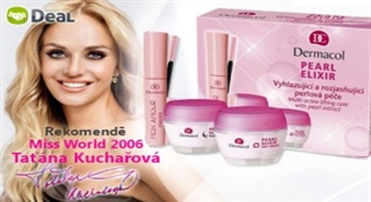 Жемчужное сияние кожи! Дневной и ночной крем Dermacol PEARL ELIXIR. В подарок – тушь для ресниц MON AMOUR!