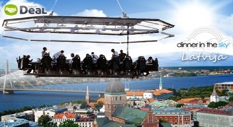 Delfi Deal in the Sky - Brokastis debesīs 50m augstumā pašā Vecrīgas sirdī!