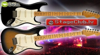 Elektriskā ģitāra JOHNSON Stratocaster: ideāla skaņa lietpratējam vai iesācējam!