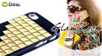 STUDS: oriģināli iPhone 4 un 4s vāciņi glamrock stilā ar kniedēm.