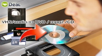 Оживи воспоминания!​ Перезапись старых аудио и видео кассет на форматы: DVD, mpg2 и CD.