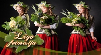 Līgo fotosesija Ronalda Šulca fotostudijā. Sagaidi svētkus ar foršām Līgo bildēm!
