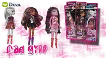 Monster High lelles māsiņa FAD GIRL: savādāka lelle mūsdienīgām mazām vai lielākām meitenēm.