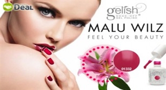 Profesionāls manikīrs ar uzticamo Gelish lakas pārklājumu. Kvalitāti garantē MALU WILZ!