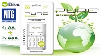 Uzlādējamas, dabai draudzīgas Pure Energy 1.5V AA+AAA baterijas un uzlādes ierīce. Jaunākā RAMcell tehnoloģija no Kanādas.
