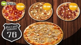 PICA & GRILL restorāni Zolitūdē un Baltezerā: gardas 5 veidu picas katrai gaumei.