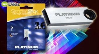 16GB PLATINUM Slender USB-Stick. Размер ИМЕЕТ значение!