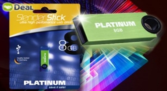 8GB PLATINUM Slender USB-Stick. Размер ИМЕЕТ значение!