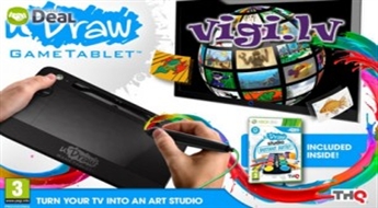 uDraw: планшет для рисования и игра Xbox 360 или PS3 для игровой консоли.