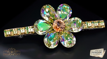 Matu sprādze "Karolīna" ar Swarovski™ kristāliem
