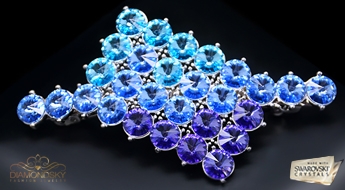 Matu sprādze "Nerina" ar Swarovski™ kristāliem