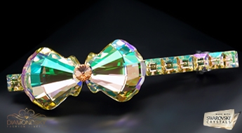 Matu sprādze "Kristalīna II" ar Swarovski™ kristāliem