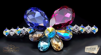 Matu sprādze "Mēdeja" ar Swarovski™ kristāliem