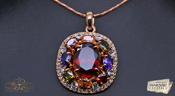 Kulons "Bizantija" ar Swarovski™ kristāliem
