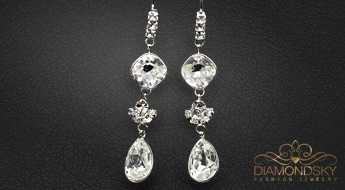 Auskari "Andrea" ar Swarovski™ kristāliem