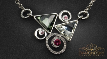 Kulons "Likteņa Deja II" ar Swarovski™ kristāliem
