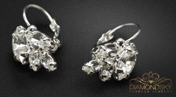 Auskari "Pavasara Poēma" ar Swarovski™ kristāliem