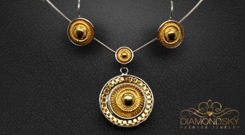 Komplekts "Acteku Dārgumi II" ar Swarovski™ kristāliem