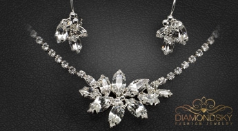 Komplekts "Pavasara Poēma" ar Swarovski™ kristāliem