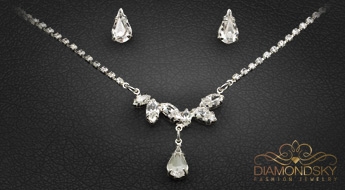 Komplekts "Mīlas Uzplaukums II" ar Swarovski™ kristāliem
